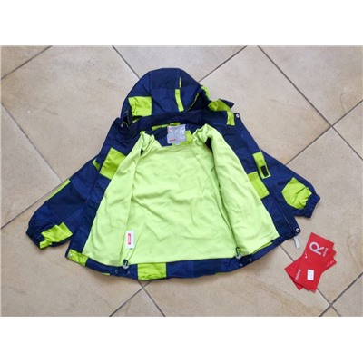 Демисезонная мембранная куртка цвет Light Green Cube р. 104+